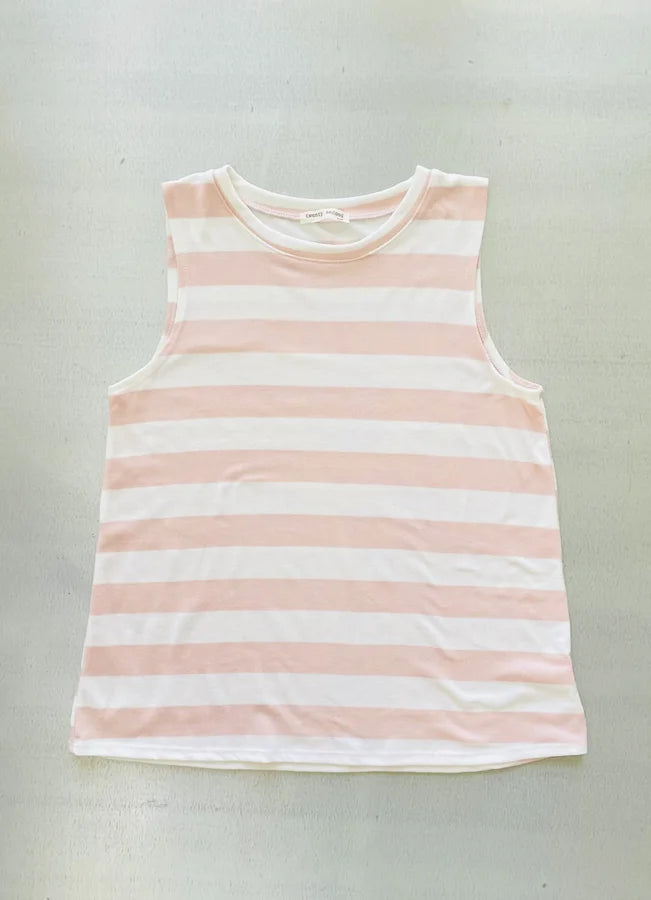 Claire WOMENS Striped Sleeveless Top *Final Sale*