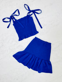 Camille YOUTH Ruffled Two Piece Set