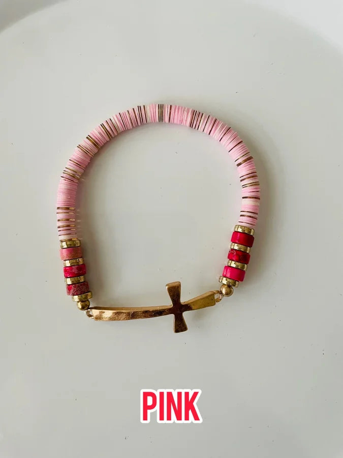 Cross Disc Bracelet
