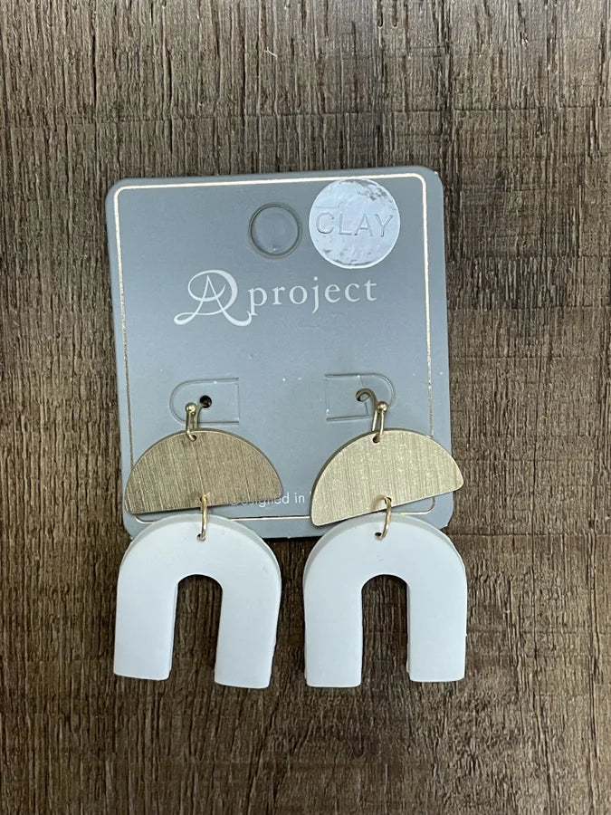 Clay Arch Earrings