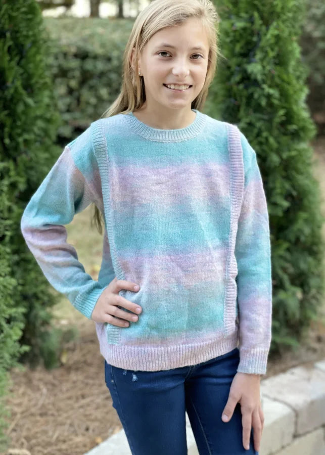 Darcy YOUTH Ruffled Ombre Sweater