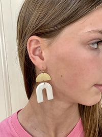 Clay Arch Earrings