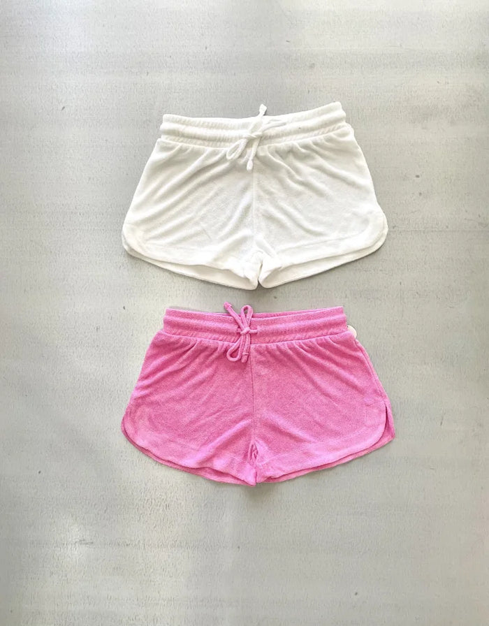 Grayson YOUTH French Terry Shorts- Pink