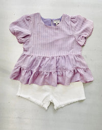 Hailey Youth Puff Sleeve Babydoll Top *Final Sale*