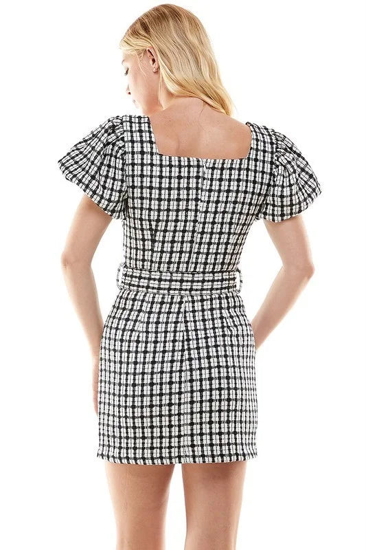 The  Nancy Women’s Belted Mini Dress *Final Sale*