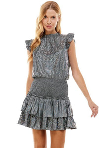 Penelope Women’s Smock Waist Shimmer Dress *Final Sale*