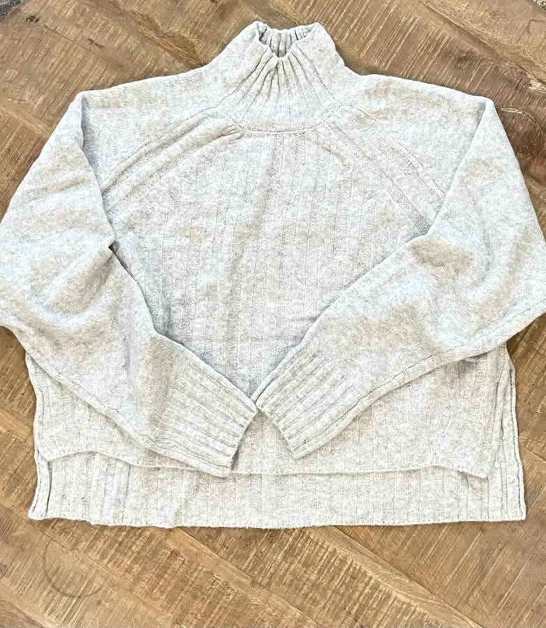 Women’s Molly Mock Neck High Low Sweater *Final Sale*