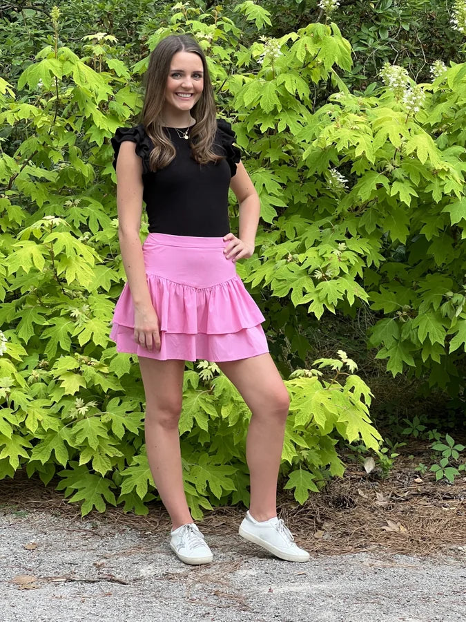 Pretty In Pink Skort *Final Sale*