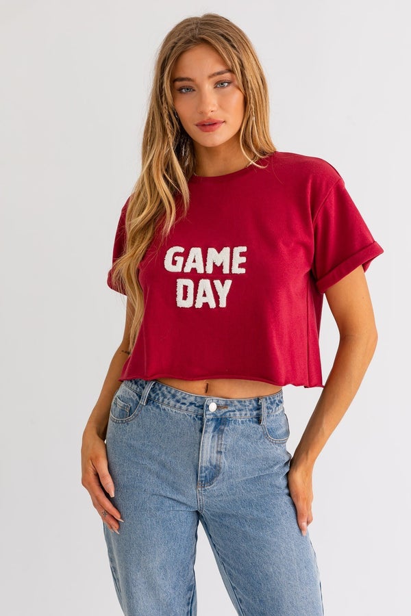 GAMEDAY Women's Flocked Terry Shirt
