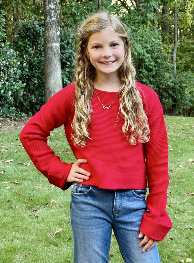 Maisy Youth Ribbed Sweater *Final Sale*