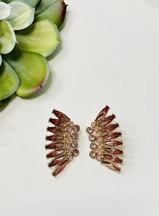 The Mariposa Crystal Earrings *Final Sale*