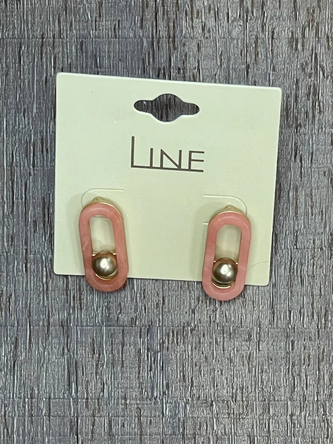 Salmon Statment Earring *Final Sale*